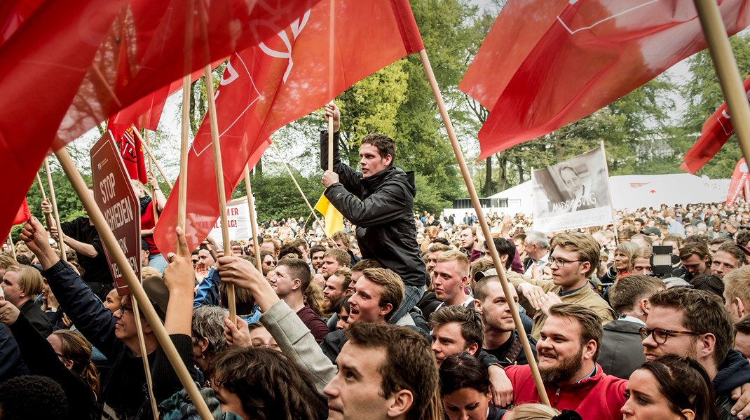 Oplev stemningen til arbejdernes internationale kampdag 1. maj i Fælledparken.