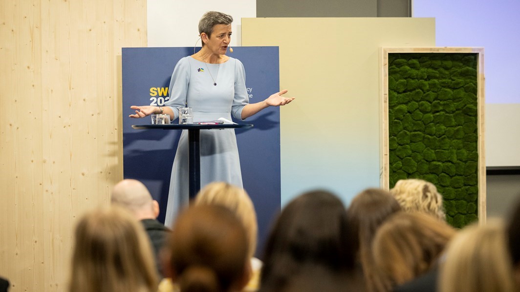 Margrethe Vestager forsvarer støtteordninger: De forhindrer et statsstøttekapløb i Europa