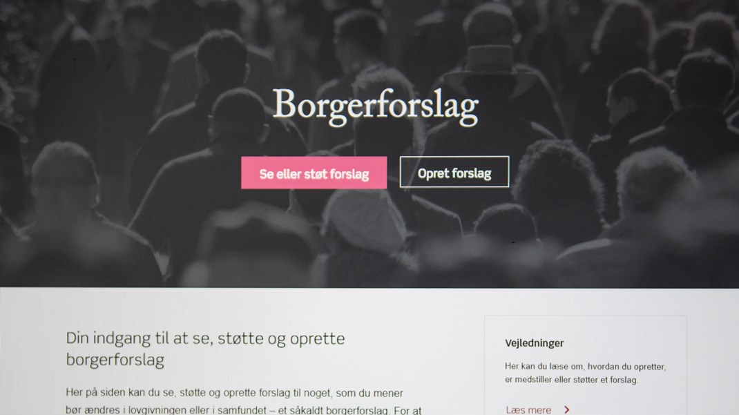 1,5 procent af de opstillede kommunale borgerforslag er blevet vedtaget.