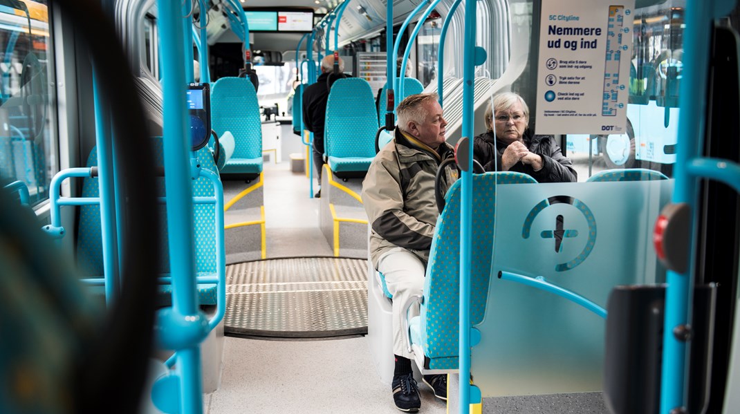 Arriva Danmark står blandt andet for driften af bus 5C. 