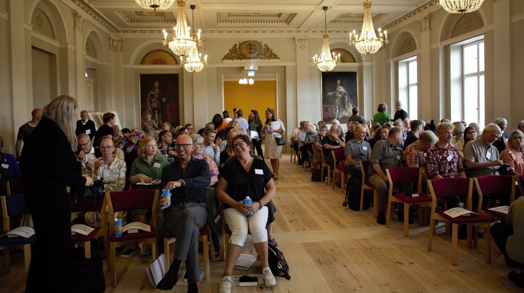 God stemning på Sorø Akademi, hvor Mattias Tesfaye (S) torsdag og fredag havde inviteret skolefolk til møde under overskriften 