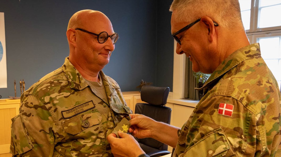 Ny chef for Arktisk Kommando, Søren Andersen, udnævnes til generalmajor af Forsvarschef Flemming Lentfer. 