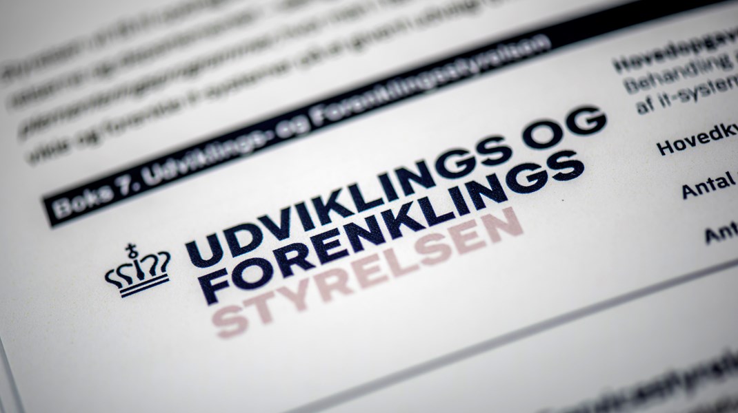 Udviklings- og Forenklingsstyrelsen har ansvaret for at vedligeholde eksisterende it-systemer og implementere nye løsninger i Skatteforvaltningen.