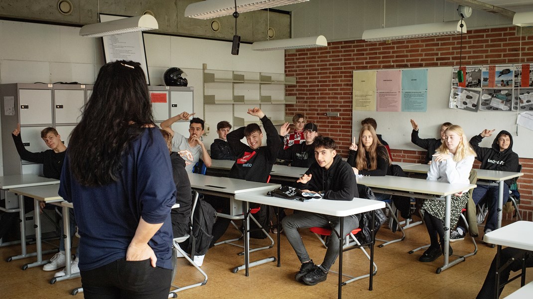 Det undrer elevformand Laura Drachmann Poulsen, at regeringen ikke forholder sig til elevernes inddragelse i skolebestyrelserne. Desuden ærgrer hun sig over, at der lægges op til at droppe projektopgaven. (ARKIVFOTO)