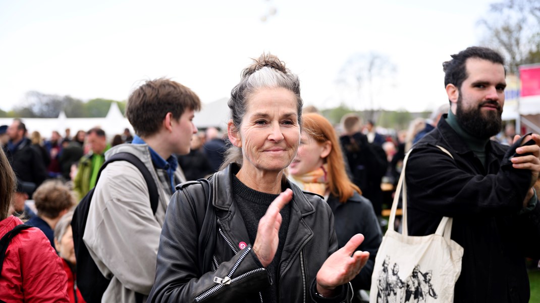 Socialborgmester Karina Vestergård Madsen fotograferet til 1. maj i Fælledparken. 