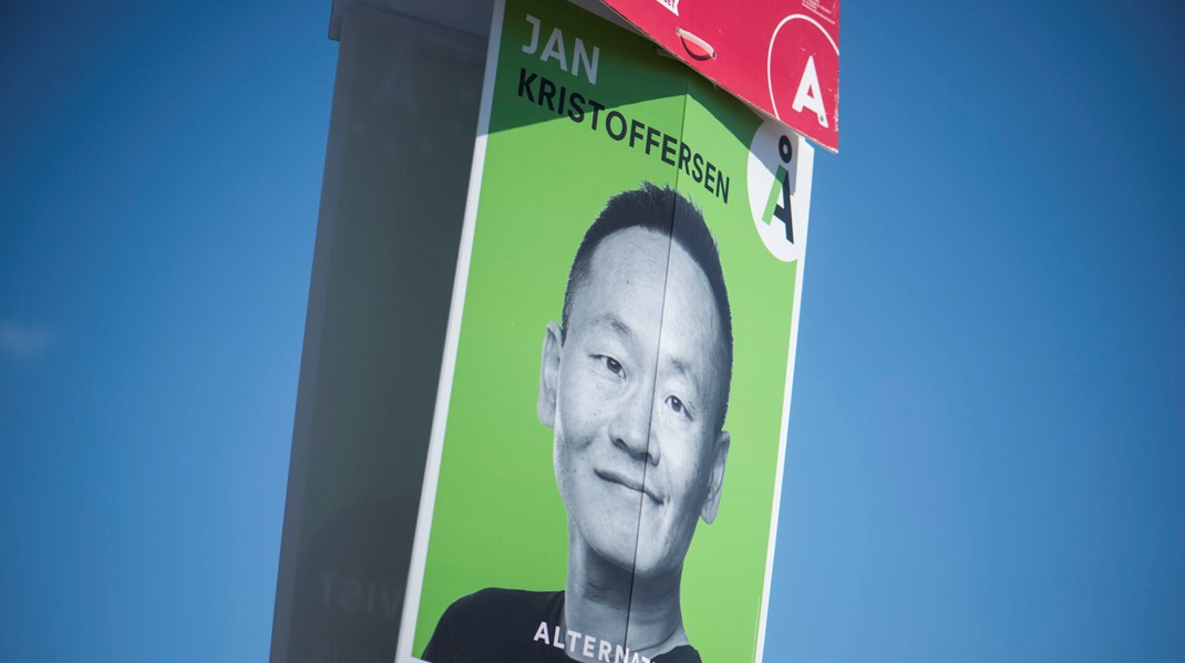 Jan Kristoffersens valgplakat ved europarlamentsvalget i 2019, der også faldt sammen med folketingsvalget. Kristoffersen genopstiller ved europarlamentsvalget i 2024. 