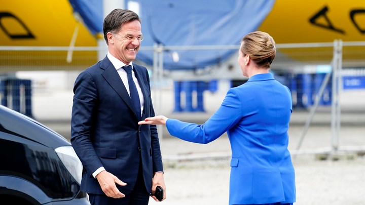 Statsminister Mette Frederiksen (S) har haft et godt forhold til den afgående hollandske premierminister, Mark Rutte. Holland er Danmarks vigtigste samarbejdspartner i EU.