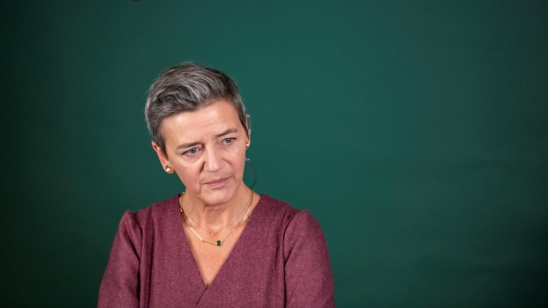 Vestager skal samle støtte fra ti lande inden mandag for at blive i kapløbet om EU-topjob