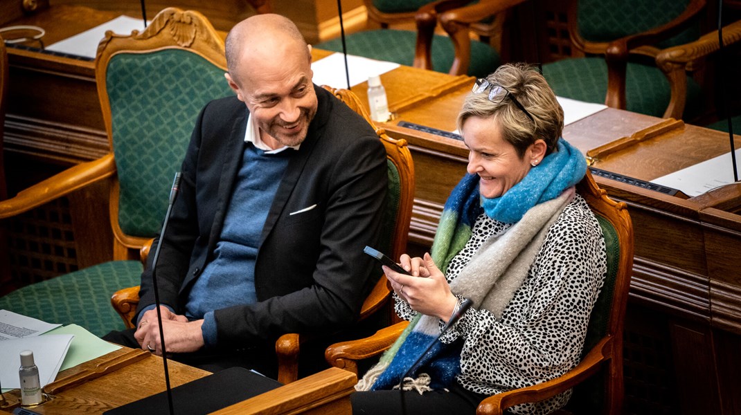 Miljøminister Magnus Heunicke (S) og social- og boligminister Pernille Rosenkrantz-Theil er blandt regeringens mest populære ministre, ifølge ny måling. 