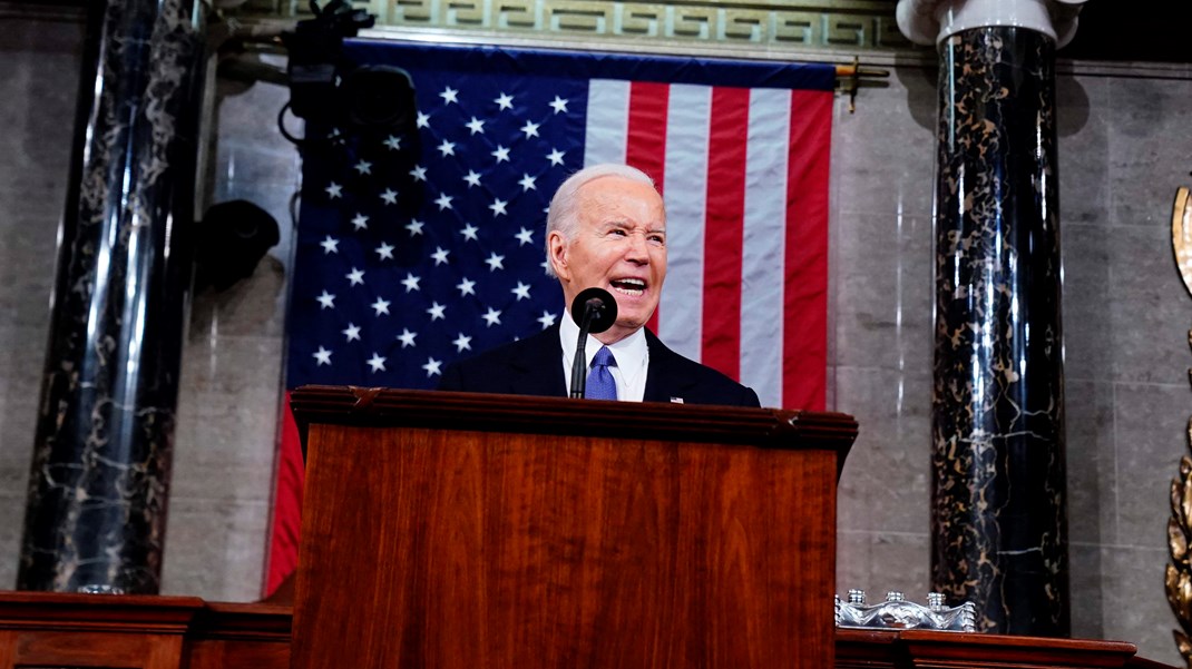 Biden nægtede at nævne Trump ved navn, selvom hele hans brandtale kredsede om ham