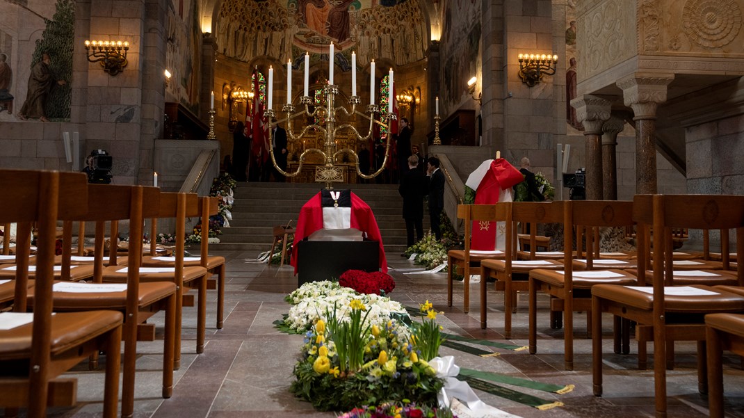 Søren Pape Poulsen blev bisat fra Viborg Domkirke lørdag 9. marts.