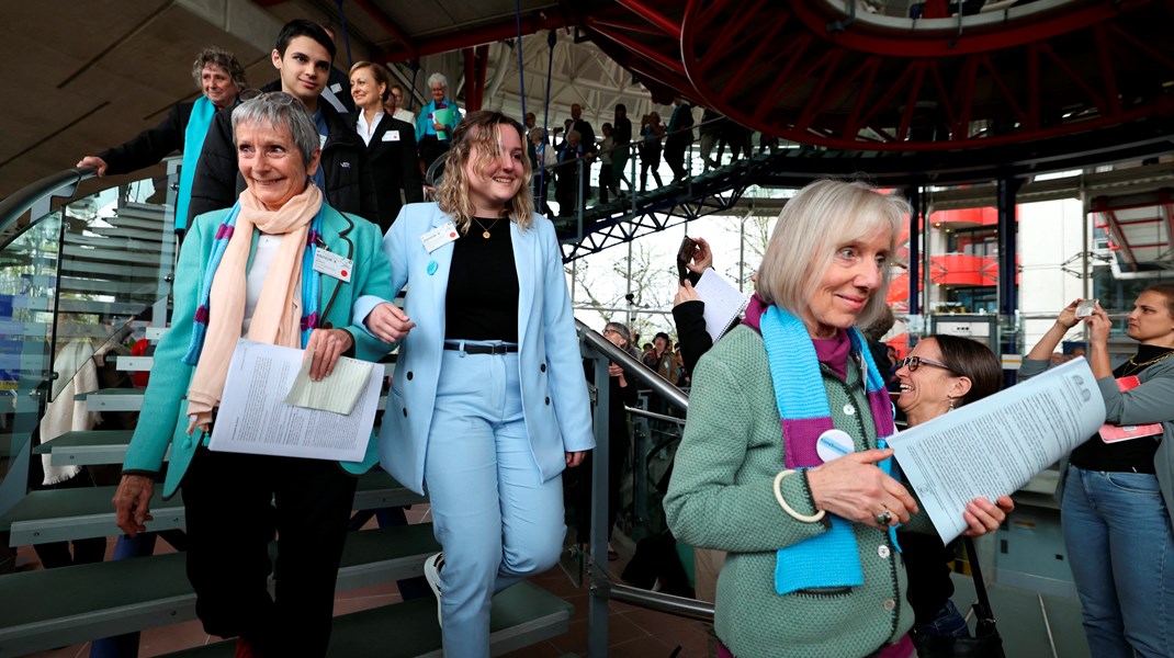 De schweiziske 'klimaseniorinder' modtager afgørelsen fra Den Europæiske Menneskerettighedsdomstol med en vis tilfredshed.