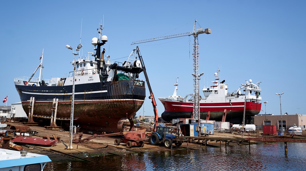 Skagen Havn har landstrøm nok til fiskeskibe, men ikke nok til krydstogtskibe. 