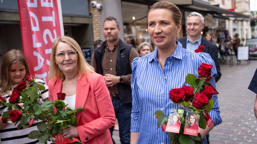 I weekenden blev der delt roser ud, da statsminister Mette Frederiksen (S) og Socialdemokratiets EU-spidskandidat, Christel Schaldemose, mødte vælgere på gågaden i Viborg. 