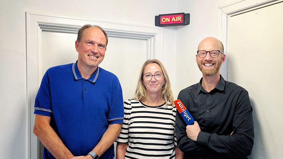 Dagens gæster er Jonatan Schloss (tv), kommunaldirektør i Egedal Kommune og Lisbeth Nielsen, direktør for Epilepsihospitalet Filadelfia. Altingets Ole Toft er vært. 