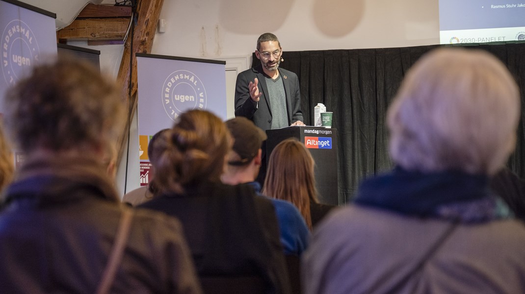 Rasmus Stuhr Jakobsen, generalsekretær i Care og formand for Globalt Fokus deler sine indtryk fra FNs generalforsamling i New York. Billedet er fra en tidligere begivenhed. 