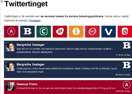 Hvad laver folketingspolitikerne i løbet af dagen?