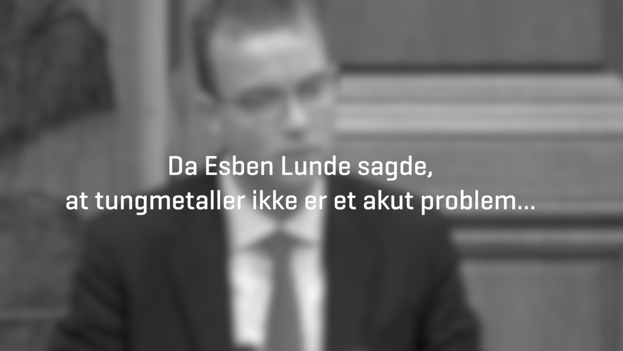 Mest sete tv: Da Esben Lunde sagde, tungmetaller ikke er et akut problem